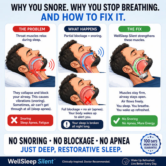 WellSleep Silent — why you snore and how it works